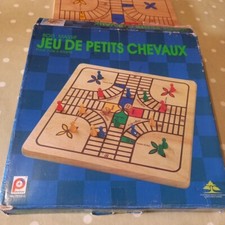 Bois Massif Jeu De Petits Chevaux 2-4 Jouers Pintoy Jeux De Societe famille 