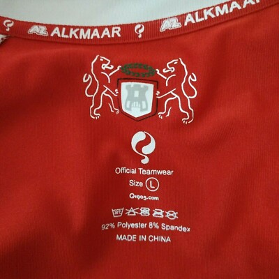 Maillot Domicile AZ Alkmaar 2009/2010 Quick - Taille L - Rouge - Bon état