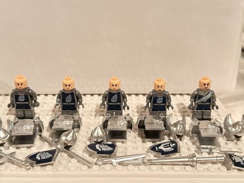 Lord of the Rings Brick Minifigures Knights x6 High Quality Detailed NEW - Picture 7 of 18
