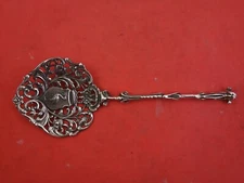 Gerardus Schoorl Dutch Sterling Silver Cucumber Server Stork in Shield 6 5/8"