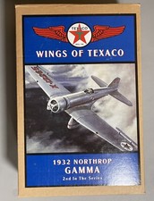WINGS OF TEXACO DIECAST BANK AIRPLANE 1932 NORTHROP GAMMA, 2ND IN SERIES