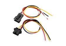 4-Pin JST-SM 2.5mm Male Female Connector Housing 30cm Wire LED Strip Plug 10 Set