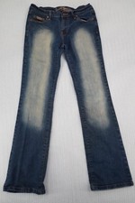 Southpole Jeans Womens 5 28 Waist Blue Denim Fade Embroidered Pockets Hip Hop