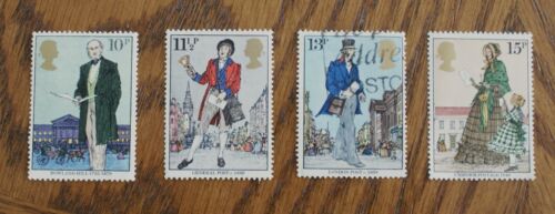 Complete GB used stamp set - 1979 Roland Hill Death Centenary - Afbeelding 1 van 1