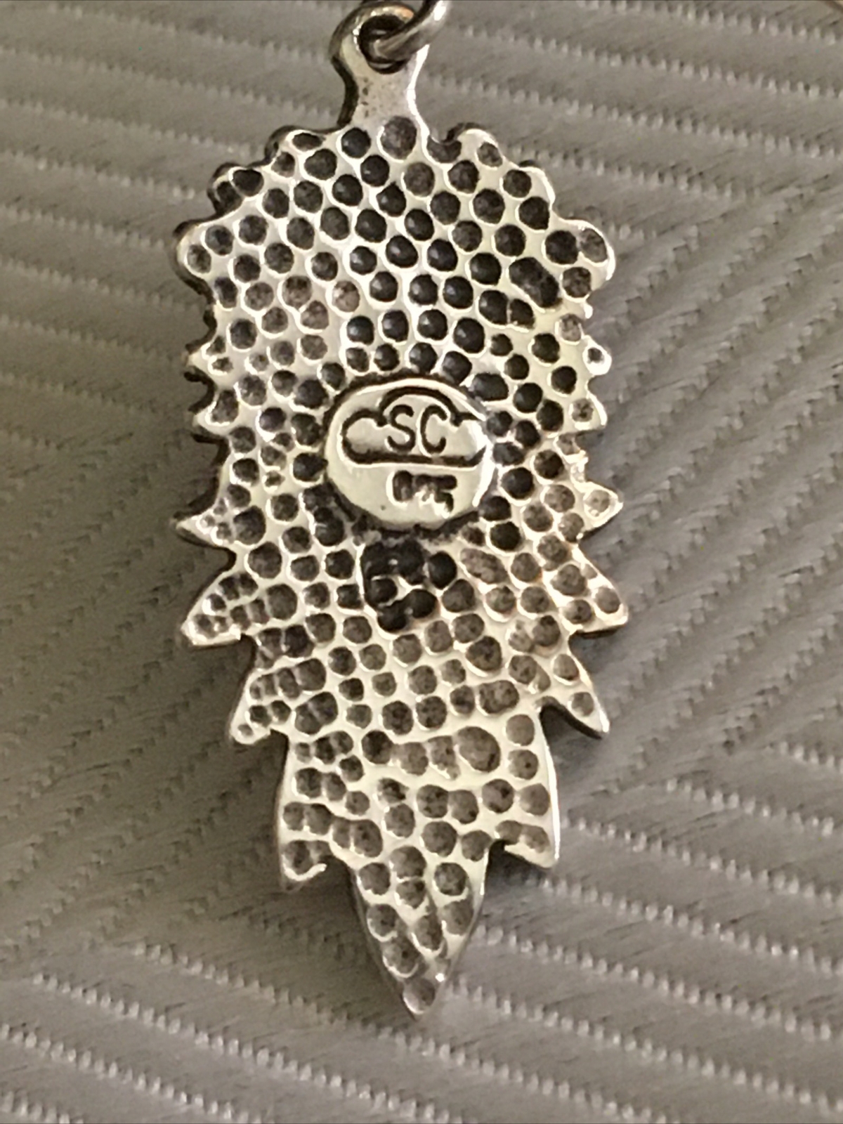 Silver Cloud Native American Signed Sterling Blac… - image 5