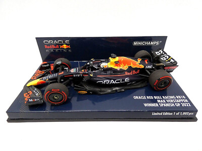 ORACLE RED BULL RACING RB18 MAX VERSTAPPEN WINNER SPANISH GP 2022  1:43 OVP