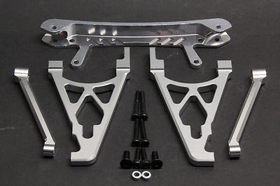 ALUMINIUM DÄMPFERBRÜCKE SET REAR SHOCK TOWER HPI BAJA 5B 5T SS 5SC ROVAN NEU