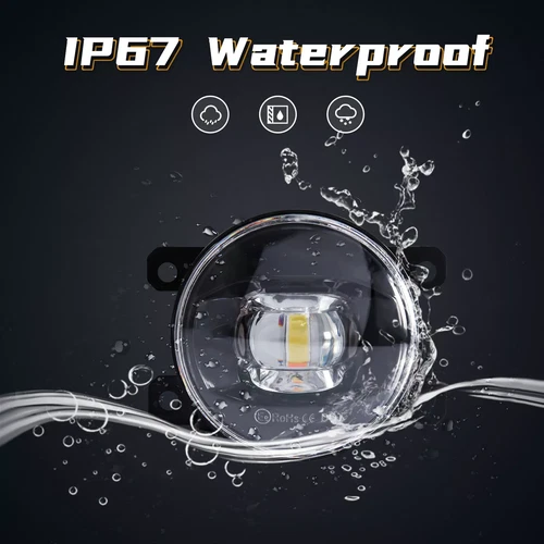 Luz antiniebla LED blanca 2 piezas con interruptor para Honda Civic 2022 2023 2024 derecha+izquierda - Imagen 4 de 14