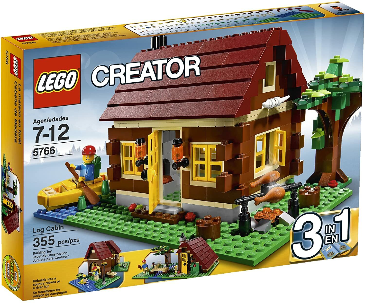 lego creator log cabin 5766