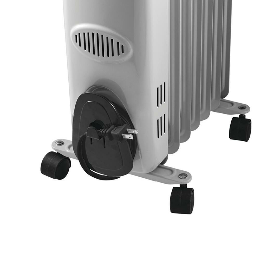 25u0026#034; Heavy Duty Portable 1500W Oil Filled Space Heater Medium Large  Room Heating | eBay