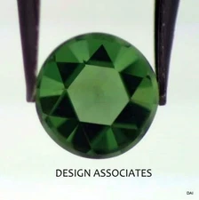 APATITE 4 MM ROUND ROSE CUT ALL NATURAL CHROME GREEN COLOR LOT 177829