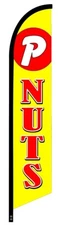 P - PEANUTS SWOOPER FEATHER FLAG BANNER SIGN 4023p