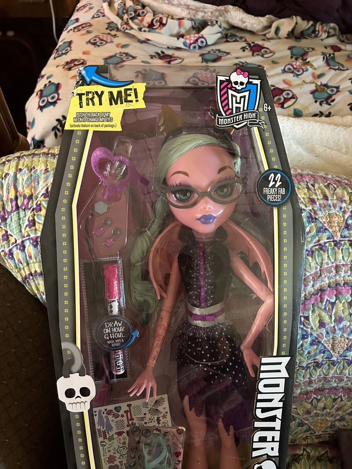 Monster High 28” Gore Geous Ghoul Beast Freaky Friend Doll New
