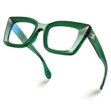 Cat Eye Blue Light Blocking Glasses Anti Computer Glare Green Frame Eyeglasses
