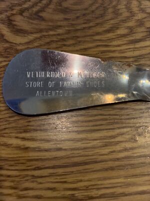 Wetherhold & Metzger Store of Famous Shoes, Allentown PA Shoe Horn