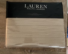 Ralph Lauren Spencer Matelasse Quilted Stitch Tan King Sham