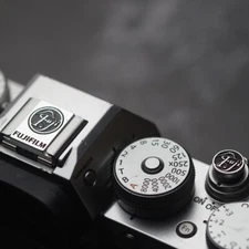 Metal Camera Hot Shoe Cover Shutter button For Fujifilm X100V X-H2S XT3 XT4 XT5