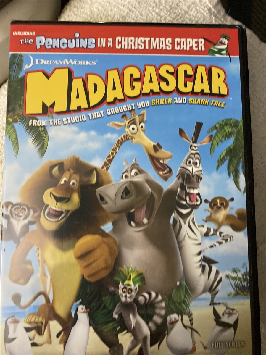 Madagascar DVD 2005 Full Frame BONUS The Penguins in a Christmas