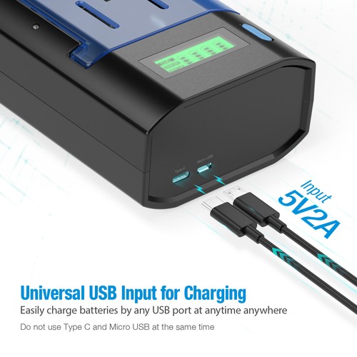 Lot D C Cell Size Rechargeable Batteries High Capacity NiMH /LCD Battery Charger - Picture 99 of 115
