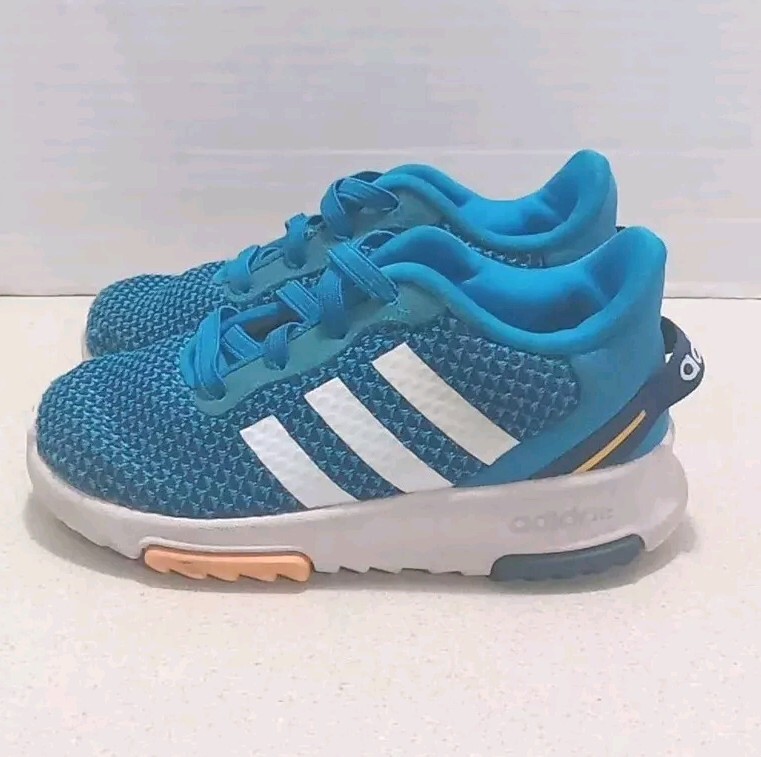 Size 7k Adidas Boys Racer TR GV7864 Blue Running Shoes Sneakers  Toddler Sz