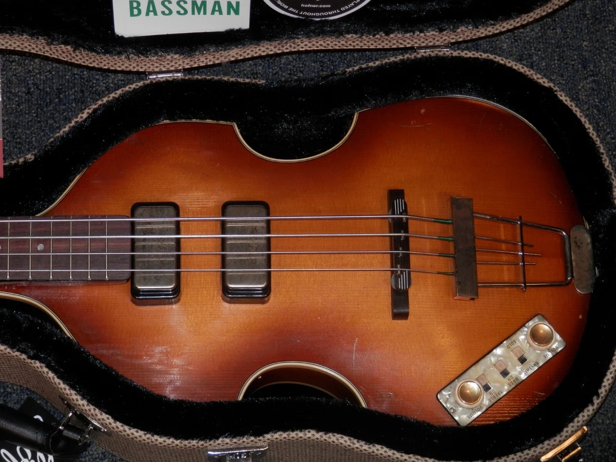 Hofner 500/1-61L-RLC-0 1961 Relic Violin Bass Sunburst Lefty