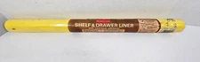Vintage 1970's NOS Rubbermaid Shelf & Drawer Liner Solid Yellow  5' x 20"