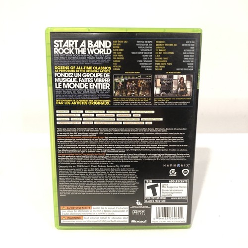 ROCK BAND ROCKBAND MICROSOFT XBOX 360 COMPLETE SET 2007 HARMONIX GUITAR GAME - Picture 5 of 6
