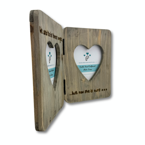 Memorial Frame Grandparent Nan Grandad | Personalised Double Photo Frame Twin - Picture 4 of 7