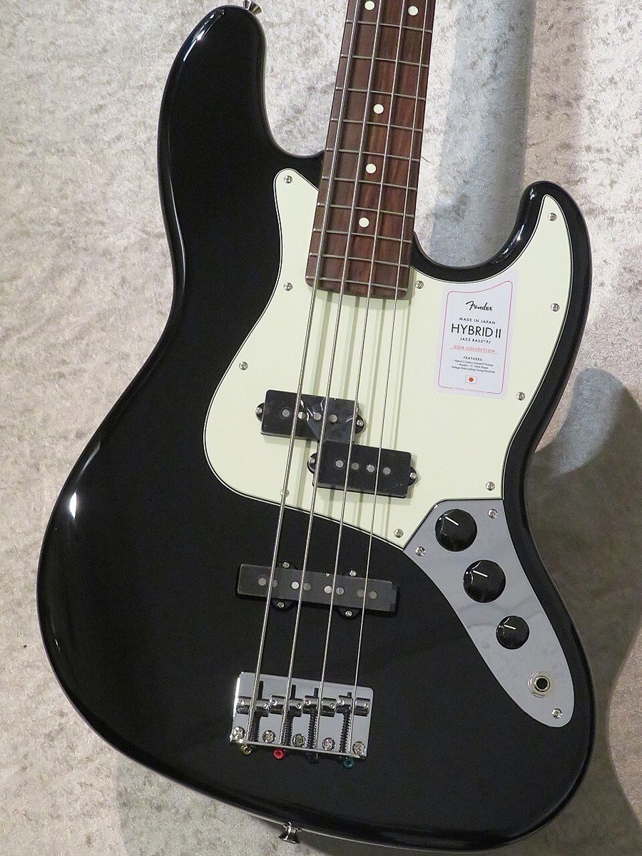 Fender Hybrid II Jazz Bass PJ 2024年限定モデル Fender 2024 Collection made in japan Hybrid II Jazz Bass PJ Black
