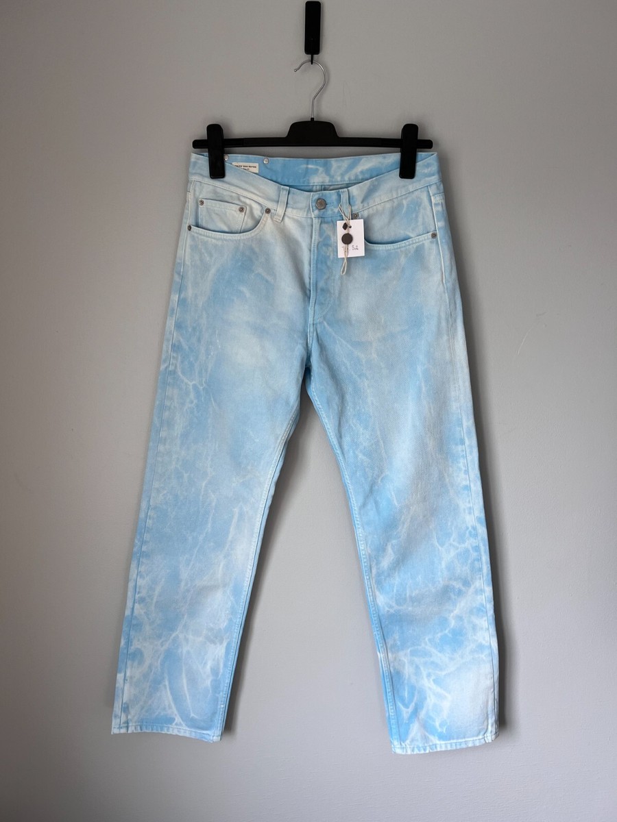 DRIES VAN NOTEN デニム サイズ32 Dries Van Noten Marble Jeans - Size 32 - Blue - NEW | eBay