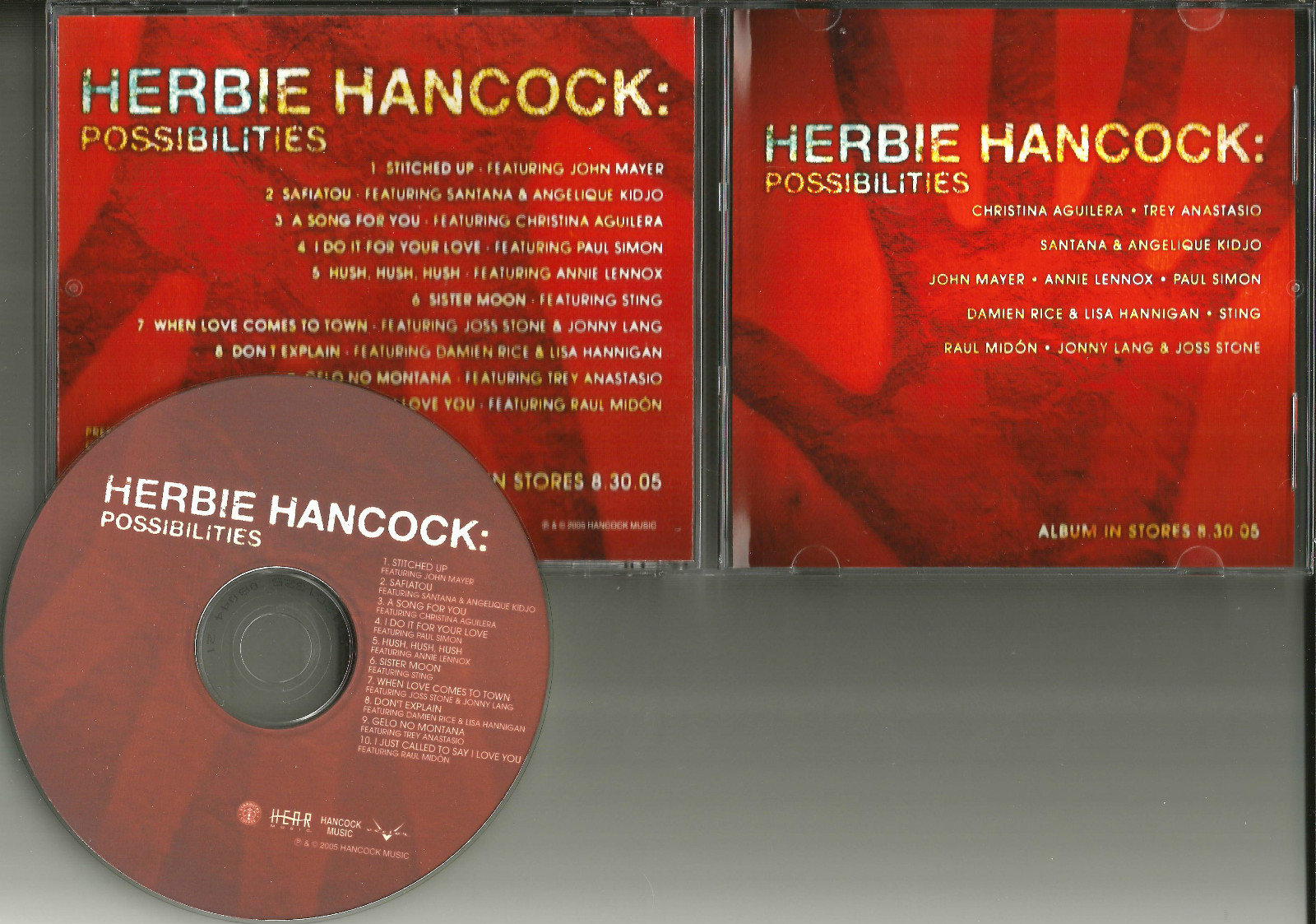 HERBIE HANCOCK w/ JOHN MAYER Christina Aguilera STING Annie Lennox