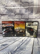 Lot Of 3 - Need For Speed Games Ps2 Lot - Undercover,pro Street, Carbon