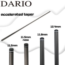 DARIO Professional Low Deflection Carbon Fiber Pool Cue Shaft Accelerated Taper