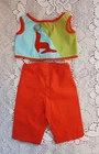 Mattel 1960’s Chatty Cathy Tagged Sunny Day Top & Pants