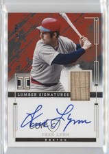 2024 Panini Impeccable Lumber Signatures Holo Silver 8/25 Fred Lynn Auto 19fe