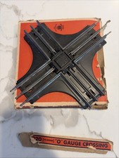 1950'S VINTAGE LIONEL O GAUGE #020 90 DEGREE X CROSSING TRACK MADE IN USA