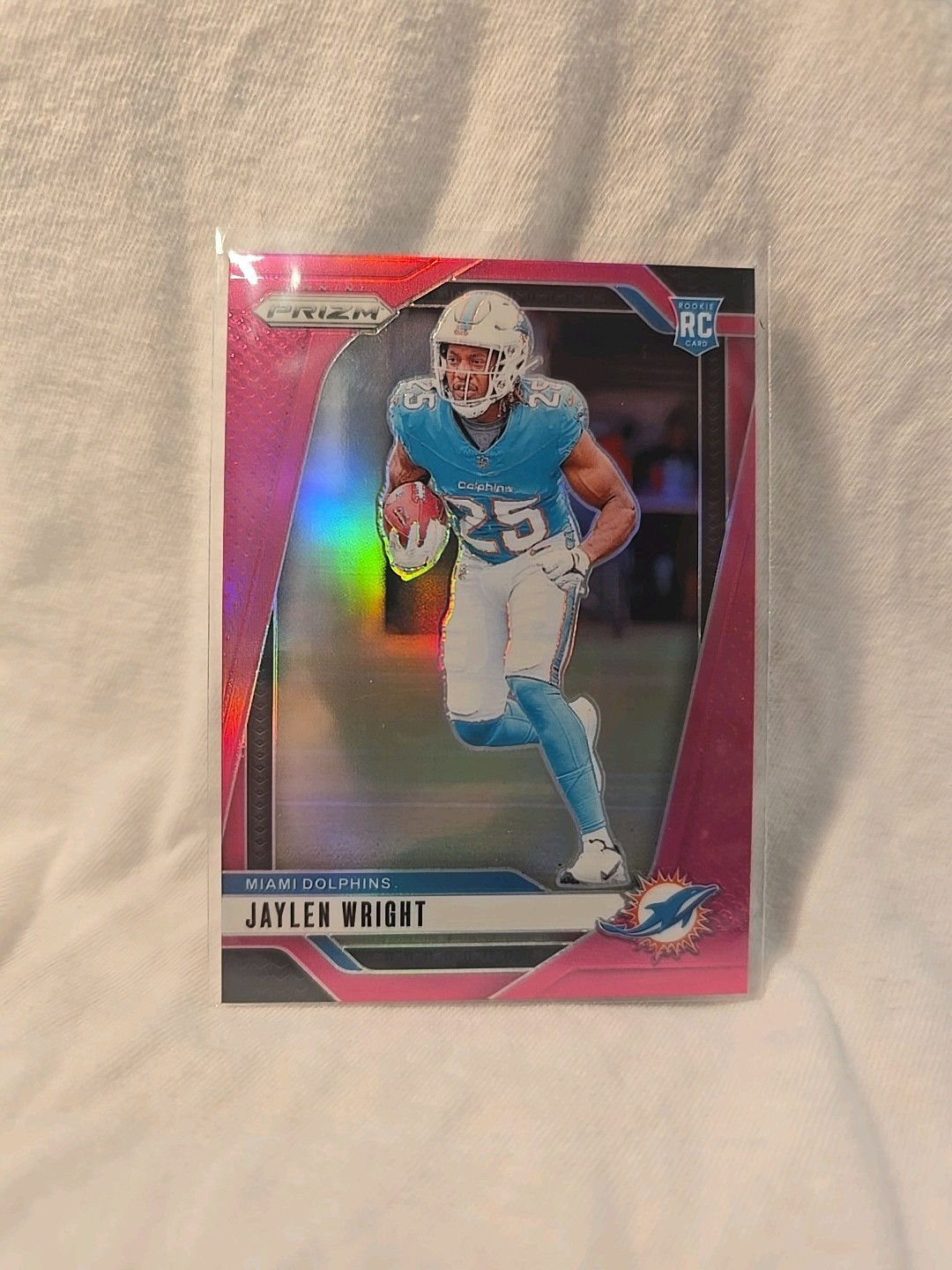 2024 Panini Prizm - Rookies Jaylen Wright #348 Pink Prizm (RC)