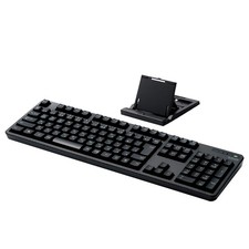 ELECOM Bluetooth Full Keyboard with Numeric Keypad, Membrane Type, Stand Include