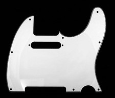 3 Ply Guitar Pickguard For Fender Telecaster Tele Standard -WHITE A45 