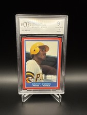 1987 FLEER BASEBALL HOTTEST STARS #5⚾️ BARRY BONDS BCCG 9