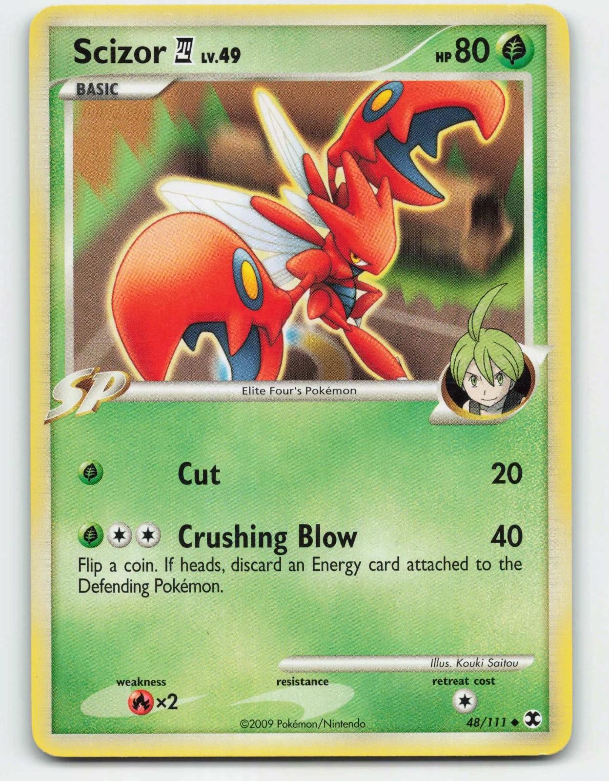 2009 Pokemon, Rising Rivals, #48/111 Scizor E4, Uncommon