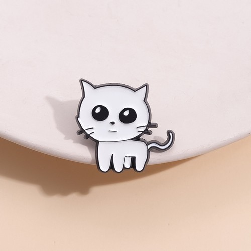 Cute Cat Cartoon Animal Badge Enamel Pins Brooch Backpack Clothes Badge Jewelry - Picture 5 of 11