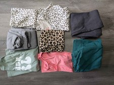 Girls Clothing Lot 9 Pcs Size S 6/7 Wonder Nation Cat  Jack Jumping Beans