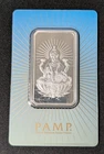 PAMP Suisse 1 oz .999 Silver Bar ~ Goddess Lakshmi ~ Religious Series in Assay