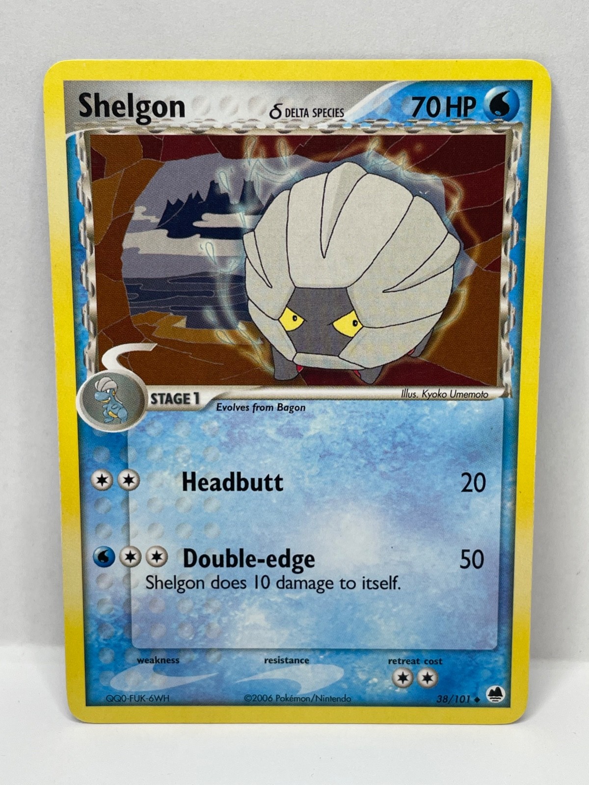 Shelgon Delta Species Pokemon TCG EX Dragon Frontiers 38/101