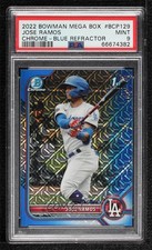 2022 Bowman Chrome Prospects Mega Box Blue Mojo Refractor Jose Ramos PSA 9 2l4