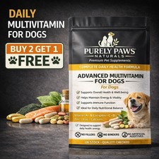 Multivitamin for Dogs, All Daily Essential Vitamins & Minerals Tablets, UK