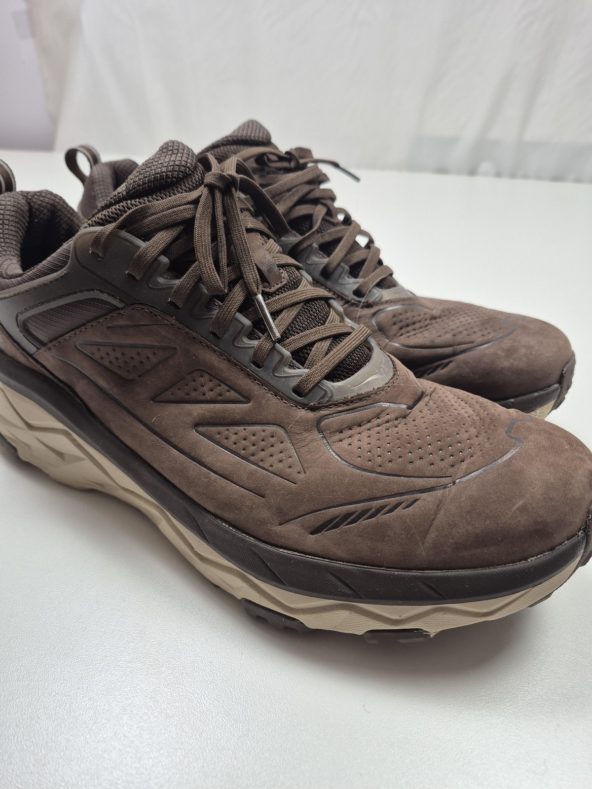 Hoka One One Challenger Low Gore-Tex Shoes Mens Size 13 Brown Leather Hiking thumbnail 2