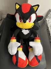 Sonic the Hedgehog Shadow 14" inches Plush Backpack With Straps New With Tags