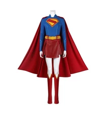 Superman Legacy Supergirl Costume Outfit Superhero Cosplay Halloween 